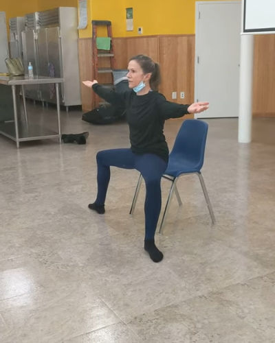 Goddess pose image